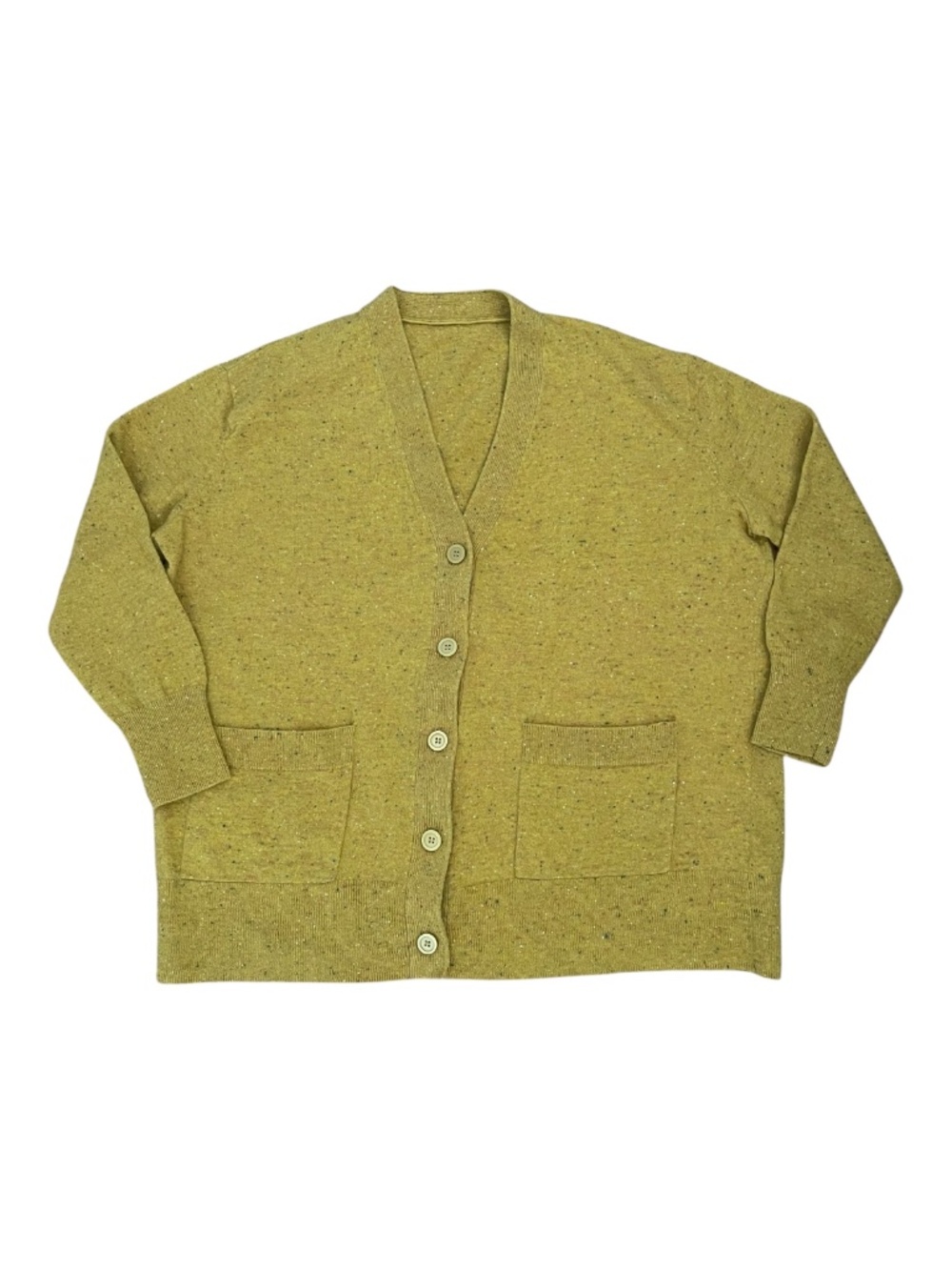 COS Speckled Oversized Wool Cardigan